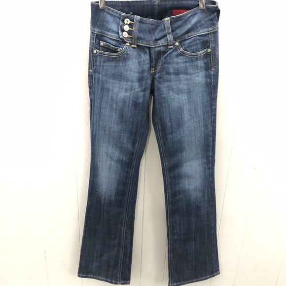 VIGOSS Sz 3/4 Button Front Bootcut Jeans - Picture 3 of 13